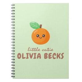 Carnet Baby shower orange de Little Cutie