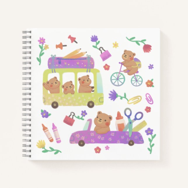 Carnet Back to School: Teddy's Ready for School (Devant)