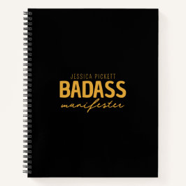 Carnet Badass Manifester Black & Gold, Loi d'attraction
