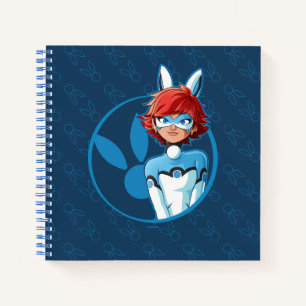 Carnet Badge Bleu Bunnyx