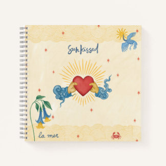 Carnet baisé Sun - Mystical Heart & Sea Dreams