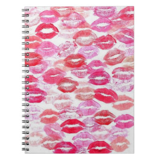 Carnet Baisers de fille rose