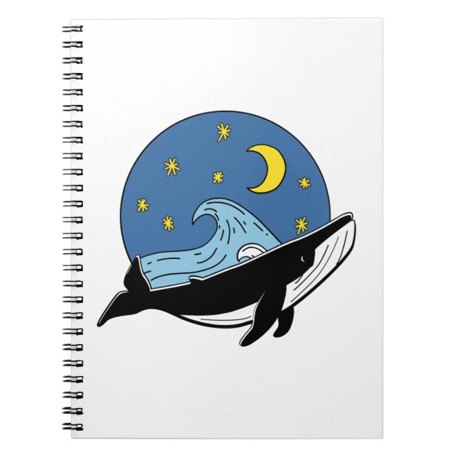 Carnet Baleine céleste (Devant)