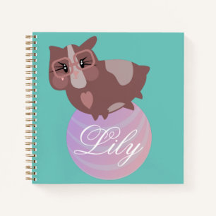 Carnet Balle de fitness étoilée pour cochons d'Inde migno