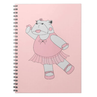 Carnet Ballerin Hippo Illusima Rose Clair