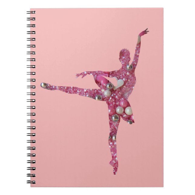 Carnet Ballerine de fée de prune de sucre (Devant)