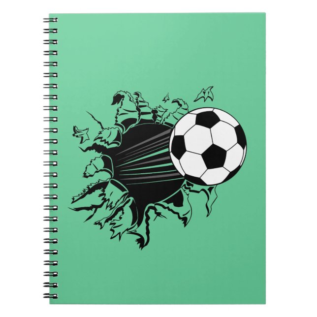 Carnet Ballon de football éclatant (Devant)