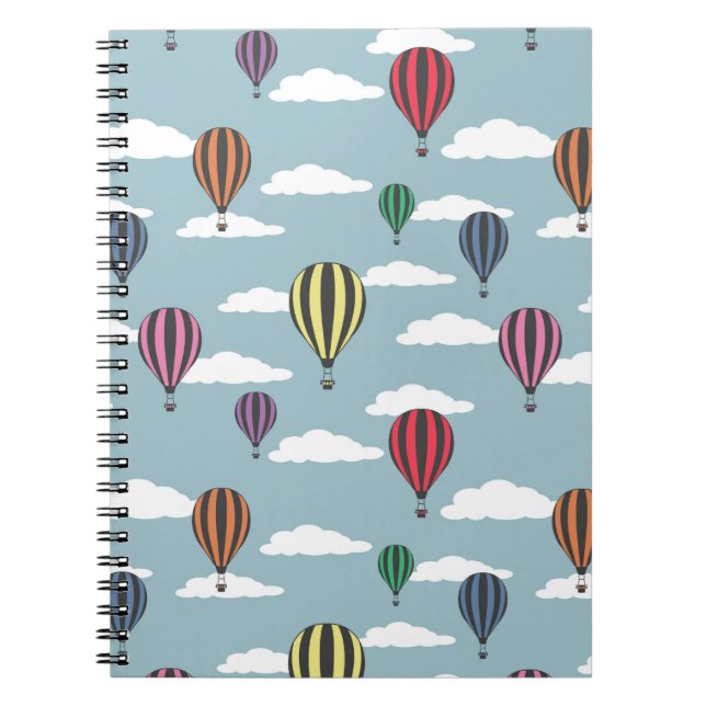Carnet Ballons chauds colorés (Devant)