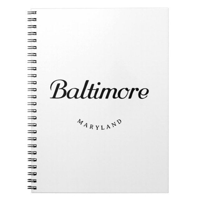 Carnet Baltimore MD (Devant)