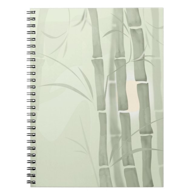 Carnet Bamboo vert (Devant)