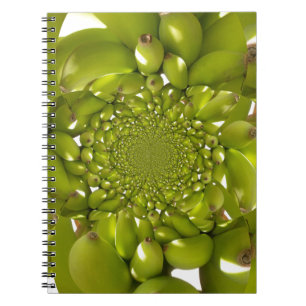 Carnet Banane verte Kaleidoscope Art Imprimer/Graphique
