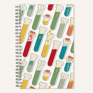 Carnet Bande de tube d'essai de chimie moderne du milieu