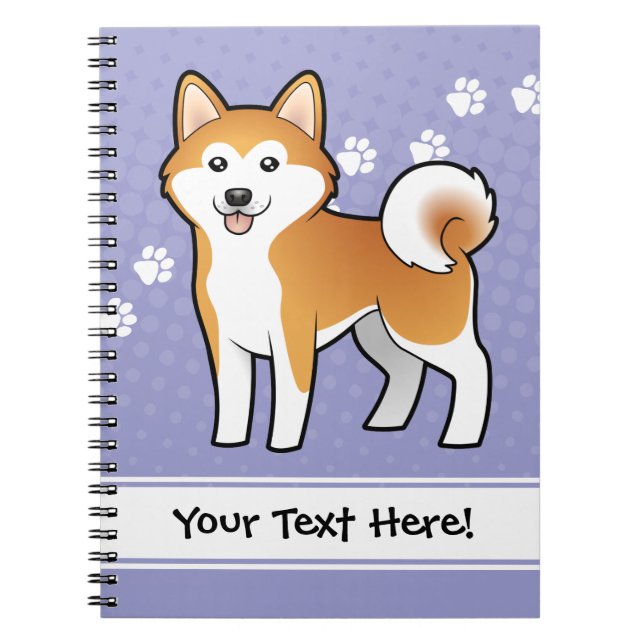 Carnet Bande dessinée Akita Inu/Shiba Inu (Devant)