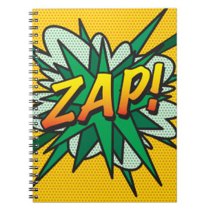 Carnet Bande dessinée rétro ZAP Fun