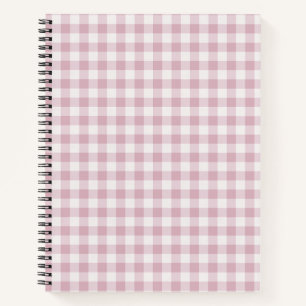 Carnet Bande En vichy rose