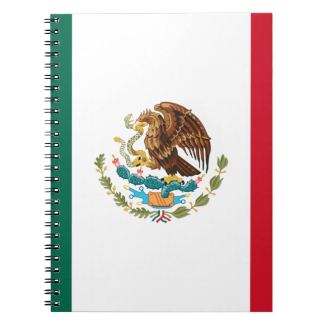 Carnet Bandera de México - Drapeau du Mexique - Drapeau d (Devant)
