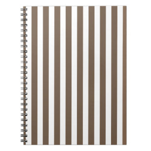 Carnet Bandes de bonbons de couleur et blanc