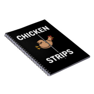 Carnet Bandes de Poulet Pun Drôles de Blagues Vie Sarcast
