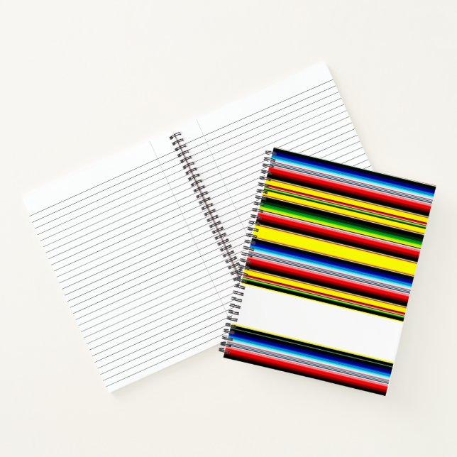 Carnet Bandes de serape lumineuses (Intérieur)