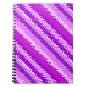 Carnet Bandes de verre - nuances améthyste violet
