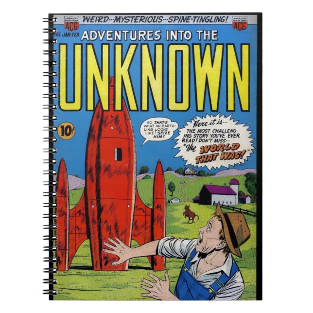 Carnet Bandes dessinées d'horreur : Dans les 61. inconnus (Devant)
