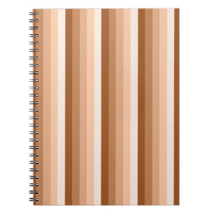 Carnet Bandes d'ombre orange brûlées