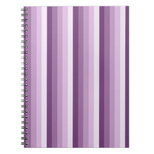 Carnet Bandes d'ombre prune violette