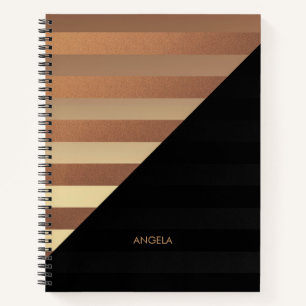 Carnet Bandes noires d'or