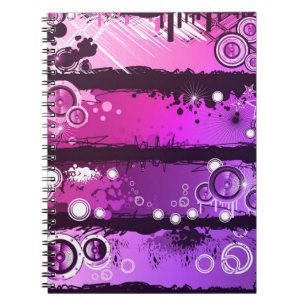 Carnet Bannière grunge 3 de musique de style