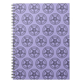 Carnet Baphomet Pentagram Satanique