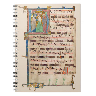 Carnet Baptême de Jésus Christ Manuscrit de Chant Médiéva