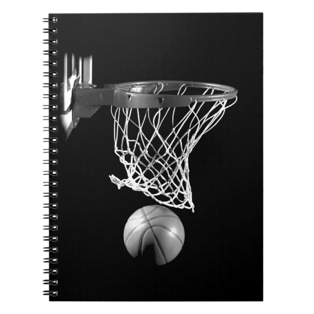 Carnet Basket-ball noir et blanc (Devant)