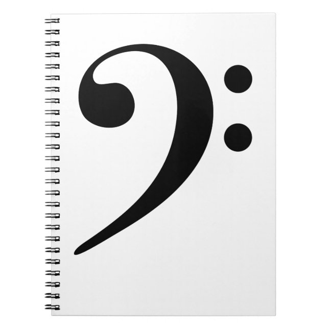 Carnet Bass Clef Music (Devant)