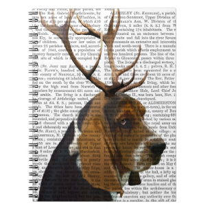 Carnet Basset Hound et Antlers