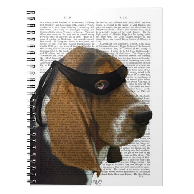 Carnet Basset Hound Ninja (Devant)