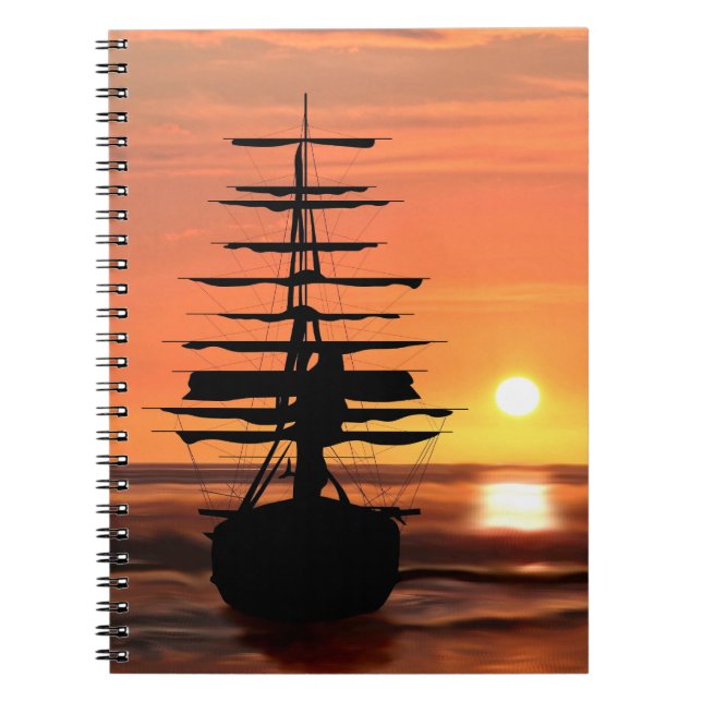 Carnet Bateau à l'aube (Devant)