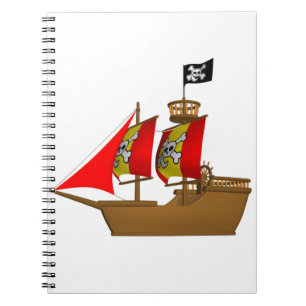 Carnet Bateau Pirate voilier Sea Ocean Boat