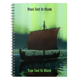Carnet Bateau Viking Sous Lumière Du Nord