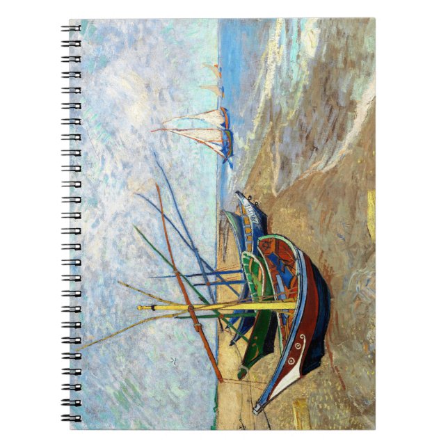 Carnet Bateaux de pêche sur Saintes-Maries Plage Van Gogh (Devant)