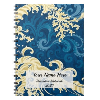 Carnet Batik Megamendung Bleu Moderne