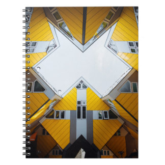 CARNET BÂTIMENTS GÉOMÉTRIQUES JAUNES ET GRIS