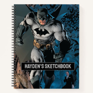Carnet Batman quittant la grotte des chauves-souris
