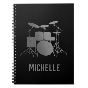 Carnet Batterie personnalisée - Drôle de batteur