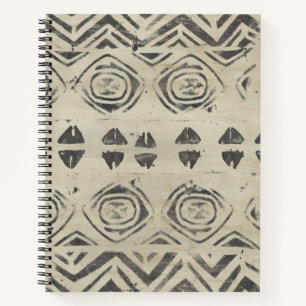 Carnet Bazar motif - Formes arrondies et géométriques