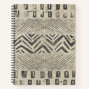 Carnet Bazar motif - Formes géométriques