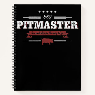 Carnet BBQ BBQ Pitmaster Faible Et Lent Est Une Manière