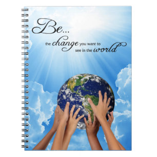 Carnet Be the Change - Gandhi