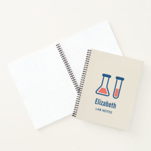 Carnet Beaker & Test Tube Science Themed