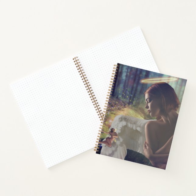 Carnet Beau ange avec Imaginaire Fairy Art (Intérieur)