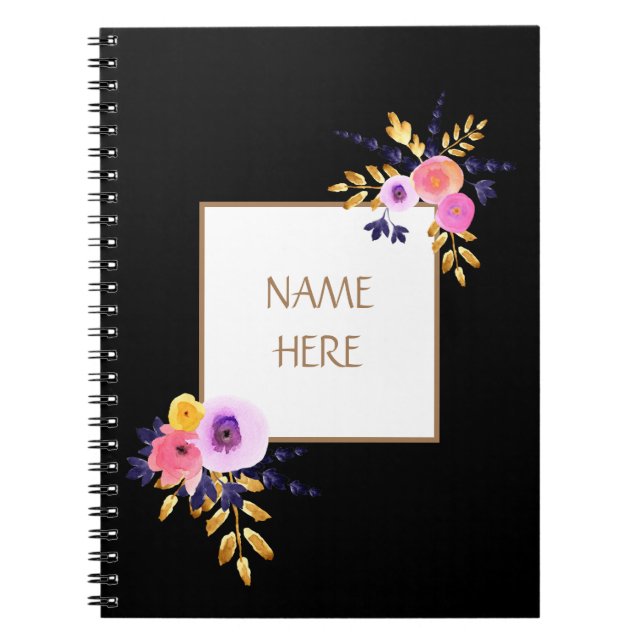 Carnet Beau bouquet fleuri (Devant)